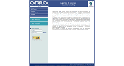Desktop Screenshot of cattolicavicenza.it
