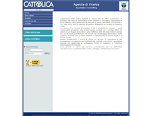 Tablet Screenshot of cattolicavicenza.it